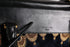 Dolce & Gabbana Black Floral Jacquard Handbag Shoulder Tote Bag